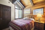 Loft with a comfortable queen bed